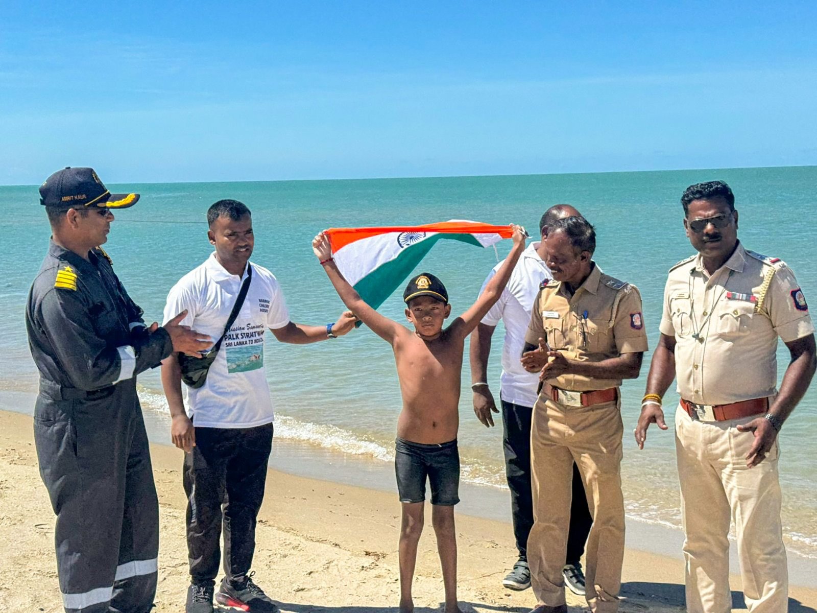 Ishank Palk Strait Swim