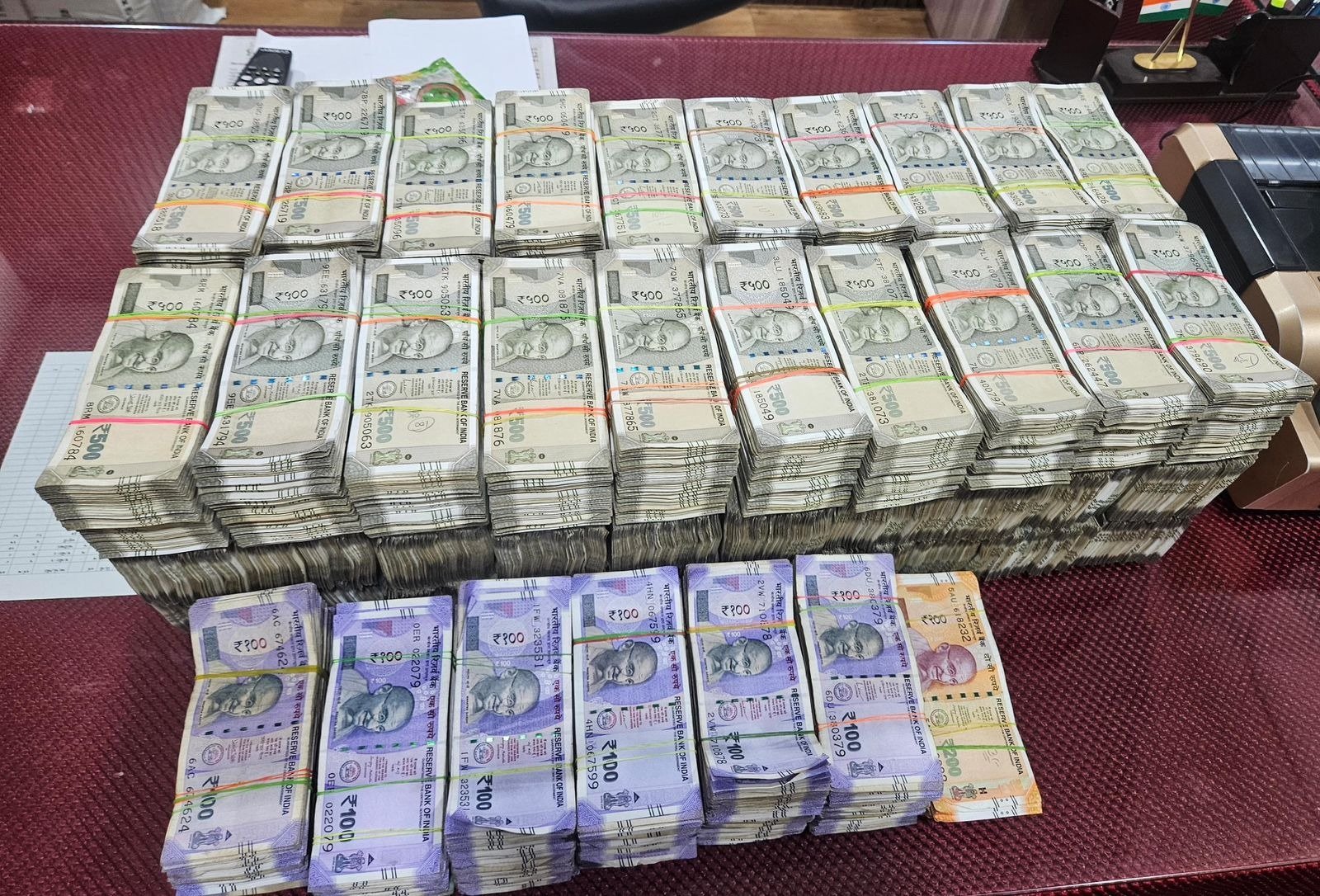 Unaccounted cash seized from car in Dahod Gujarat